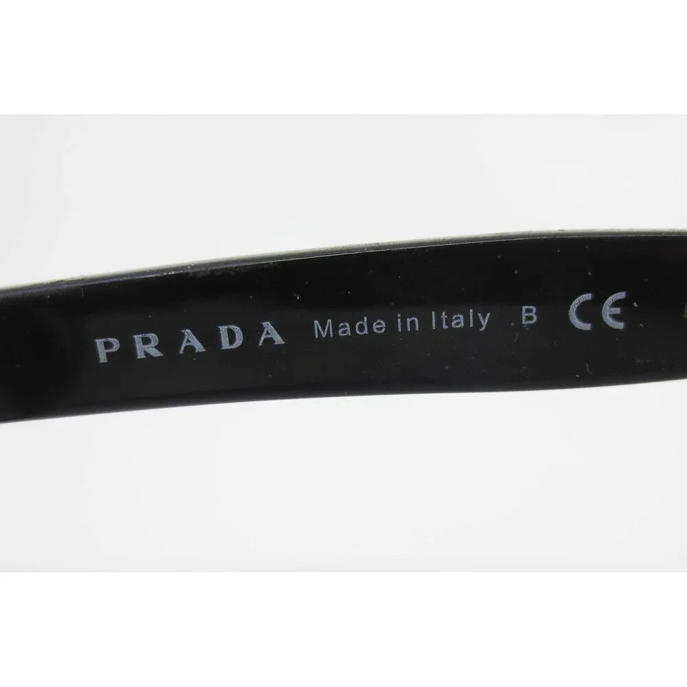 Prada VPR 15X Black Cat Eye Eyeglasses Frames 51-15-140 1AB-1O1 Italy Luxury